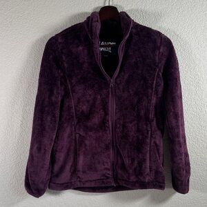 Land’s End Soft Purple Fleece Jacket XS